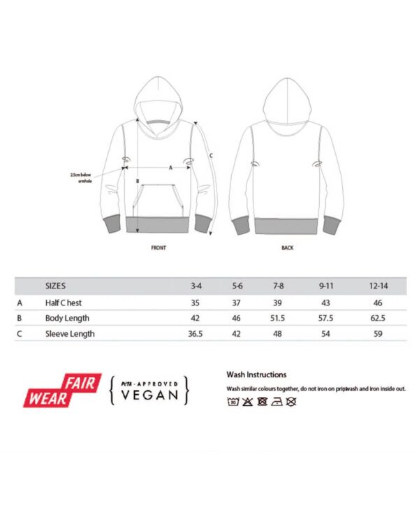 Kids Organic Cotton Surf Hoodie  - Image 5