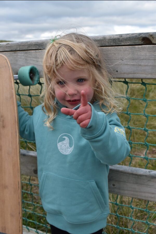 Kids Organic Cotton Surf Hoodie  - Image 6