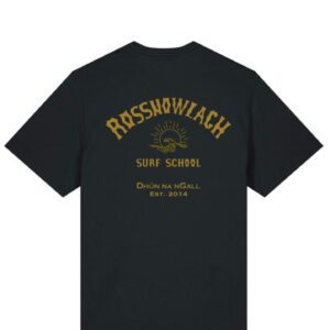 Black & Rolex Gold Organic Cotton Surf Tee - 10th Anniversary Tee